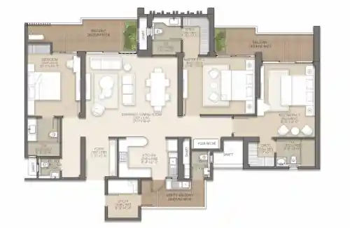 Navraj - The Kingstown Heights Size - 2590 sq.ft*