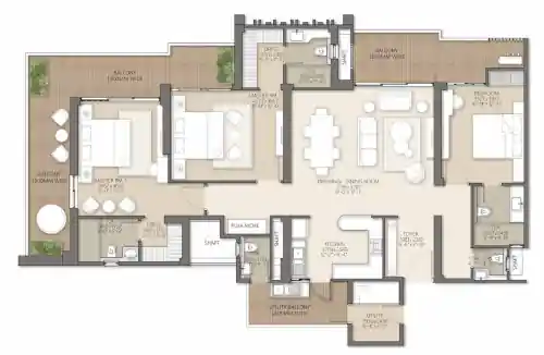 Navraj - The Kingstown Heights Size - 2675 sq.ft*