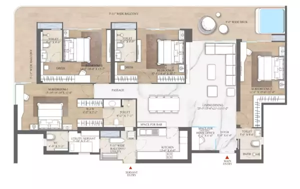 Smartworld The Edition Size - 3500 sq.ft*